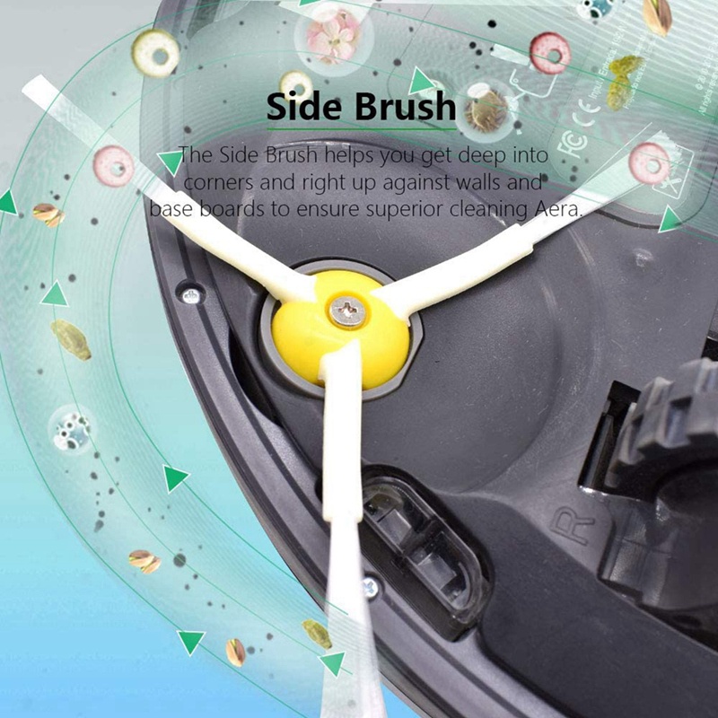 Chổi Quét Bên Cho iRobot Roomba 600, 800, 900 Series 671 R671 696 R696 692 R692 605 R605 680 R680 860 870 871 875 880