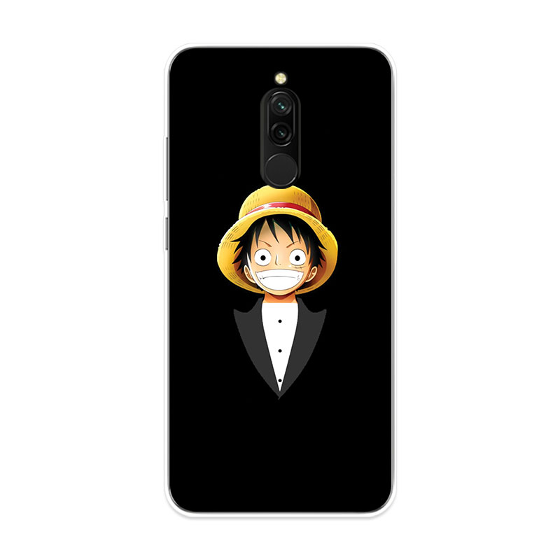Ốp Lưng Xiaomi Redmi 8 8A Note 8 Pro TPU mềm Case One Piece Black