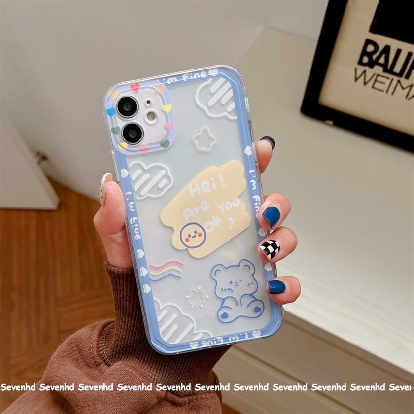 Ốp điện thoại TPU mềm hình mặt cười đơn giản thích hợp cho iPhone 13 12 11 Pro Max SE2020 X XR Xs Max 7 8 Plus