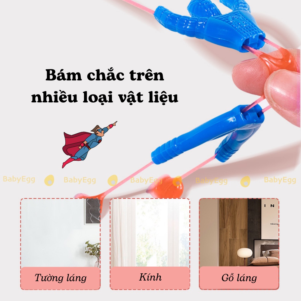 Siêu nhân người dính tường kéo dài người nhện cao su đồ chơi trẻ em cho bé trai bé gái leo tường bé 3 4 5 6 7 8 9 tuổi