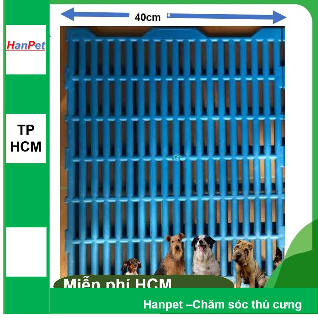 Tấm nhựa ghép sàn chuồng chó mèo 40x55cm (Loại 1 nặng 1,4kg)Sàn nhựa chó siêu bền bảo hành 12 tháng