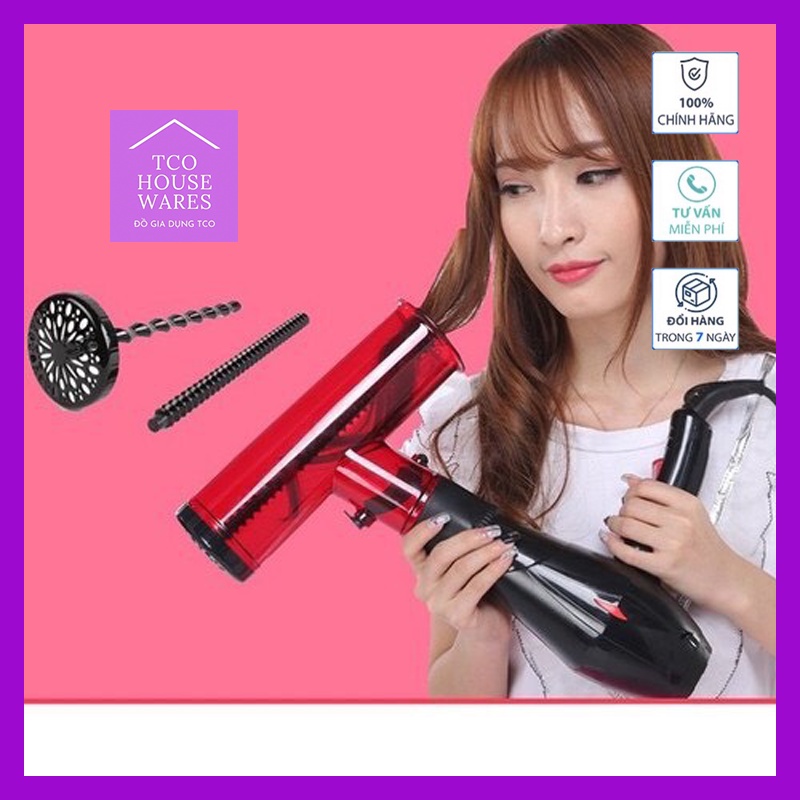ỐNG SẤY XOĂN TÓC - ỐNG TẠO KIỂU TÓC CHO MÁY SẤY