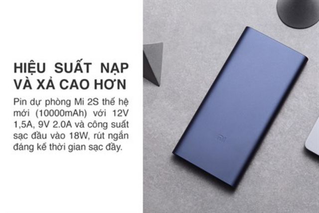 Pin Sạc dự phòng 10.000 mAh Xiaomi Mi 2s