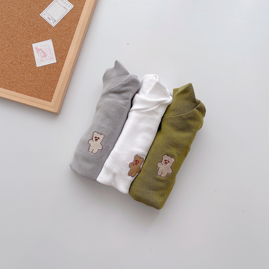 SET 3 ÁO GIỮ NHIỆT THÊU GẤU