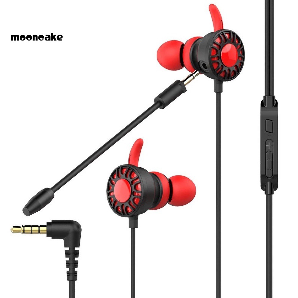 Tai Nghe Nhét Tai Jack 3.5mm Bass Trầm Có Micro Và Dây Kép