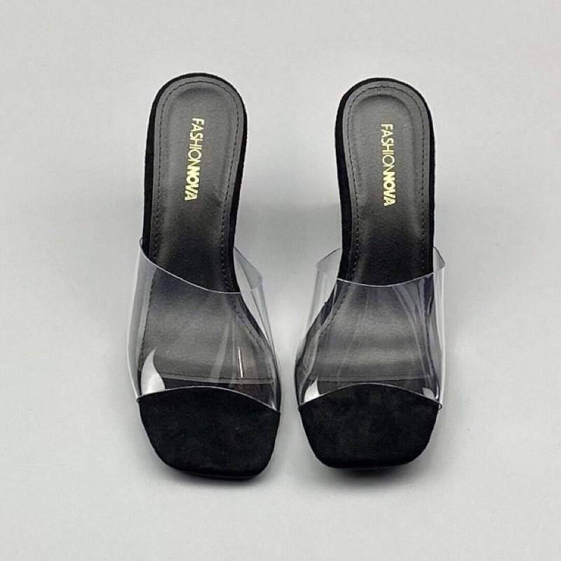 ORDER ✅ Giày đế xuồng quai ngang xanh đen  7,5cm 35-42xuất Âu
