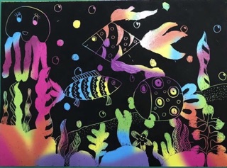 Sổ tay sáng tạo rainbow scratch