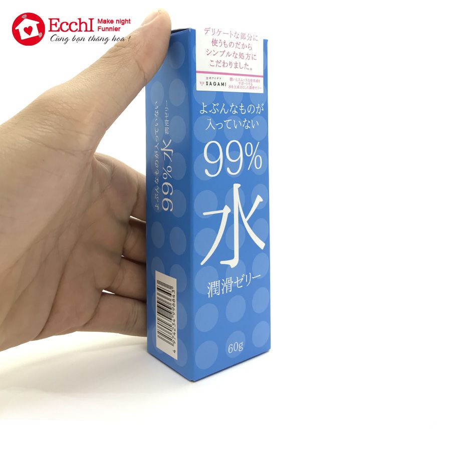 Gel bôi trơn Sagami 99% Water Lubricating Gel 60g gốc nước Nhật Bản