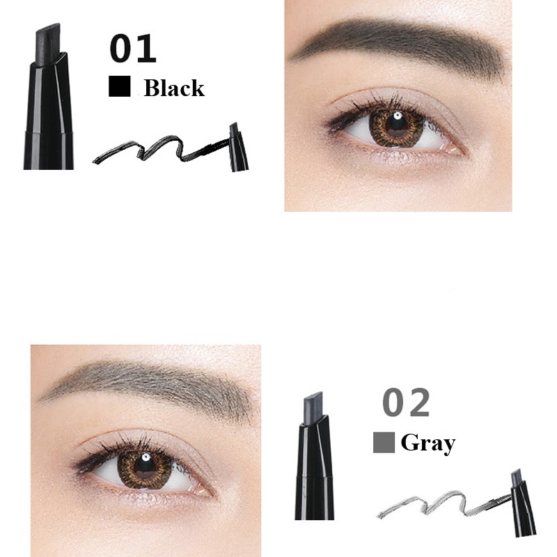 Bút kẻ chân mày Lameila 2 đầu kẻ tự động không thấm nước lâu trôi với 6 màu tùy chọn tiện dụng | BigBuy360 - bigbuy360.vn