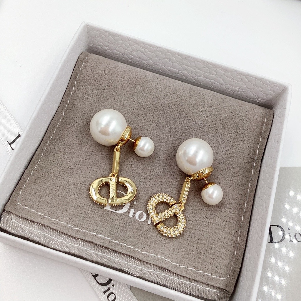 Dây Chuyền/Vòng Cổ/Nhẫn Họa Tiết Dior Thời Trang Thanh Lịch Đáng Yêu Thanh Lịch