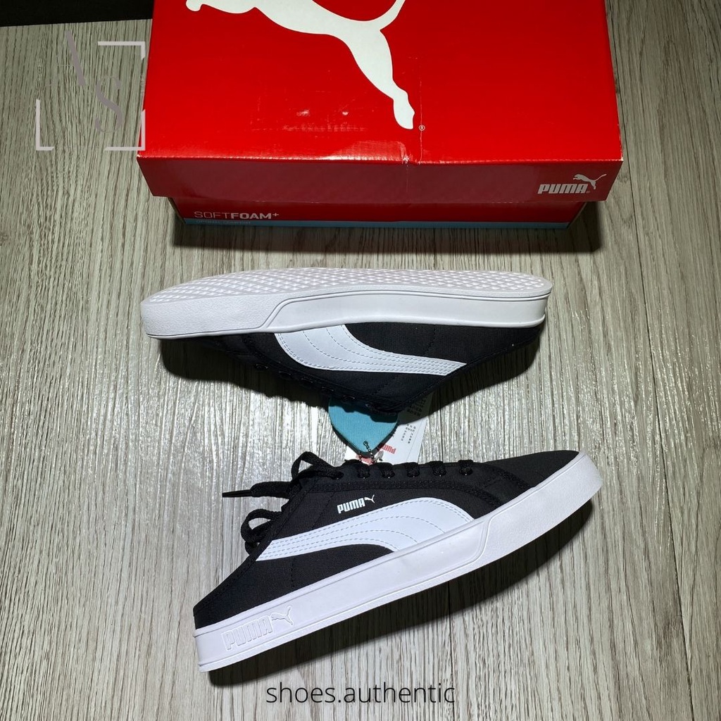 FREESHIP CHÍNH HÃNG Giày thể thao đạp gót PUMA MULE SMASH VULC BLACK | BigBuy360 - bigbuy360.vn