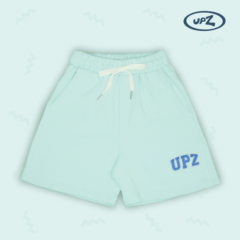 UPZ Quần Shorts Thun Thêu Chữ UPZ (6 Màu)