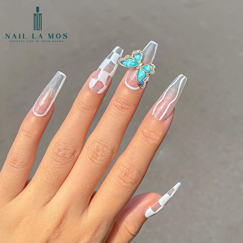 Móng nối phom thang Hàn Quốc - túi 500 móng tip phom thang chuẩn , chất liệu nhựa dẻo đủ size