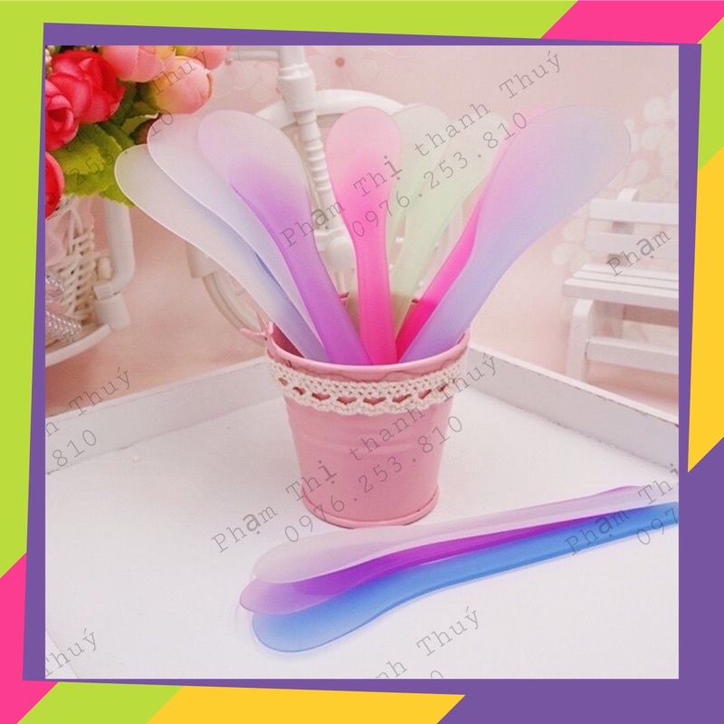 [FREE SHIP] 1 MUỖNG TRỘN KEM, MUỖNG KHUẤY KEM 13CM , QUE TRỘN KEM, CỌ TRANG ĐIỂM ĐẮP MẶT NẠ