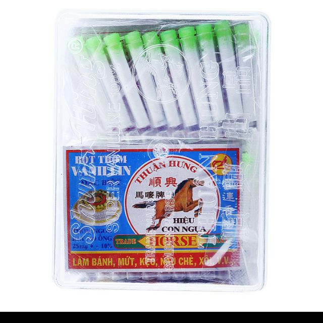 Com bo 1 vỉ 10 ống vani Thuận Hưng