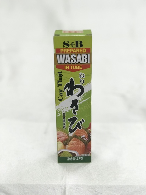 lọ mù tạt wasabi SB Tp siêu cay nhập khẩu - mù tạt Wasabi TP
