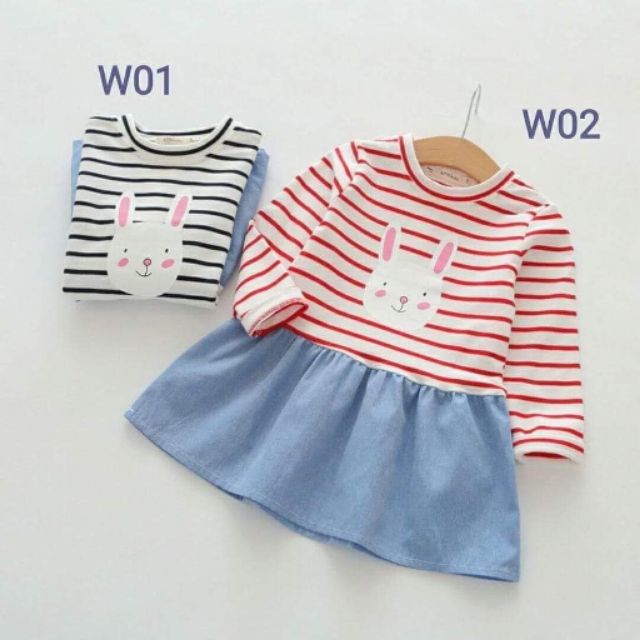 Đầm cotton bé gái