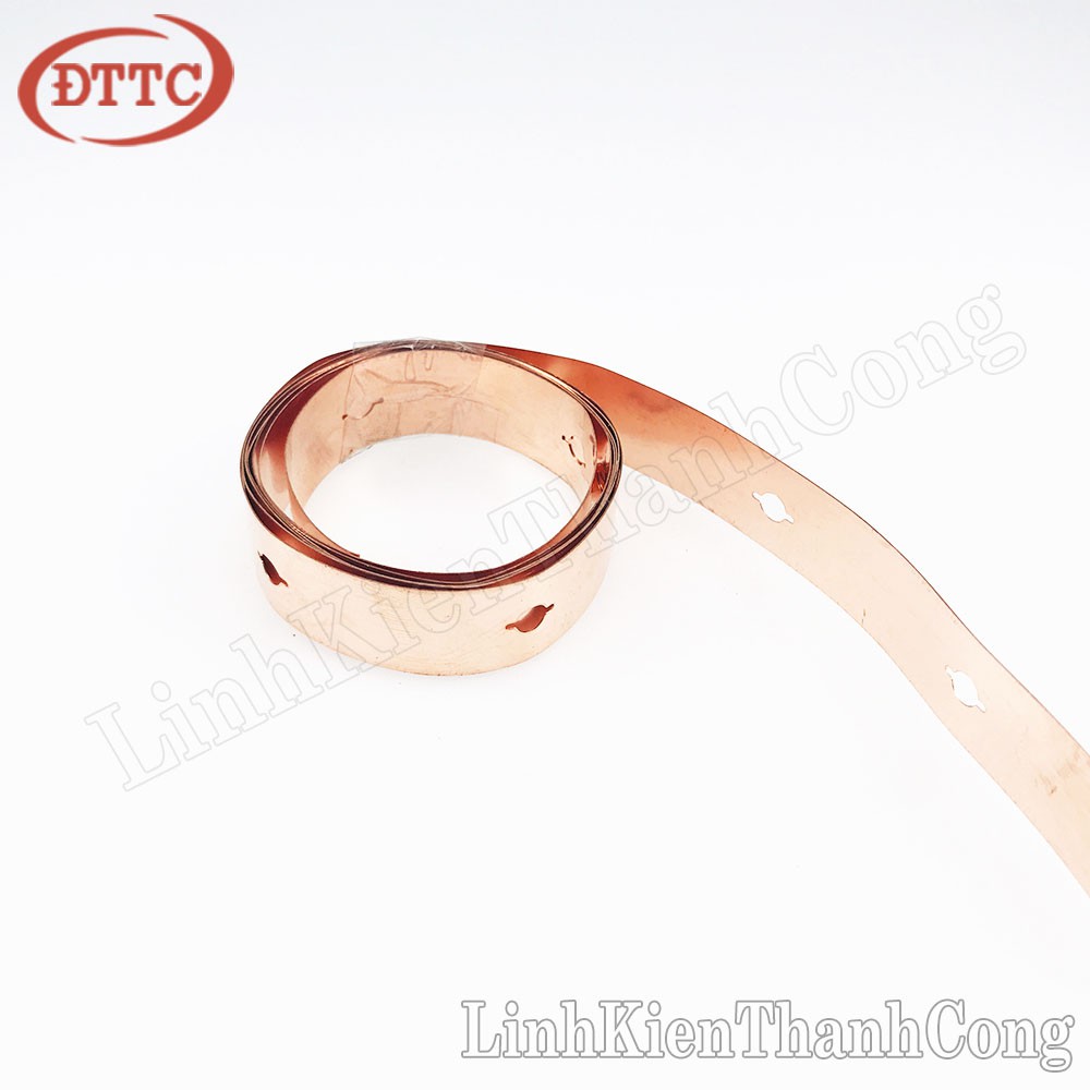 Tấm đồng/kẽm nối pin lithium- 32650  Có Lỗ Loại Tốt