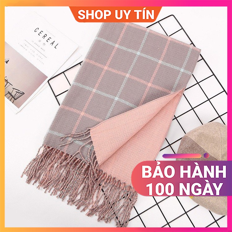 [NowShip - Giao Ngay] Khăn Quàng Cổ Len Cashmere Nữ - Khăn Choàng Giữ Ấm, Đi Biển Đẹp