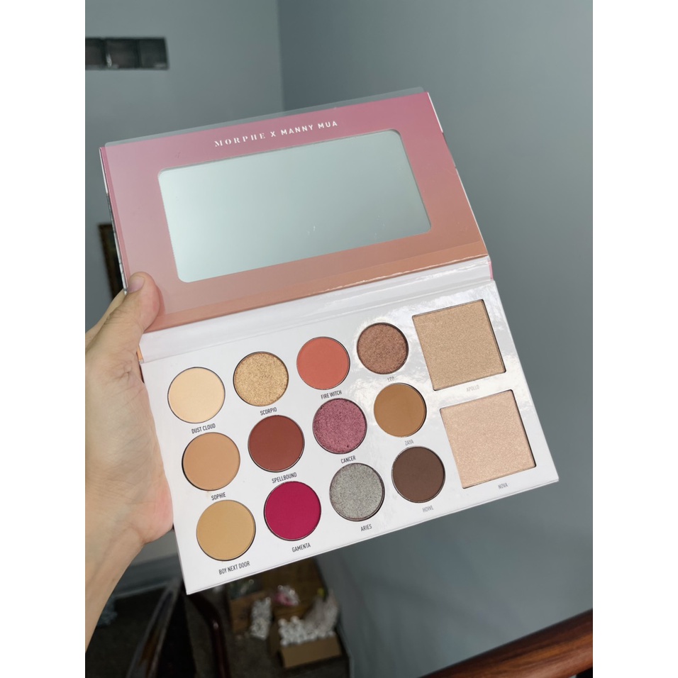 BẢNG MẮT – BẮT SÁNG MORPHE X MANNY MUA GLAM PALETTE