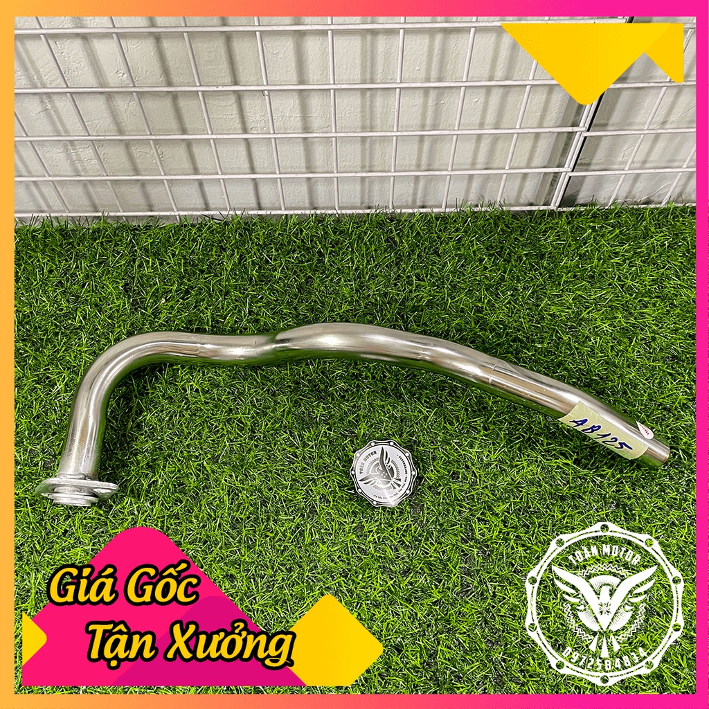 Cổ Pô AB 125 Inox 304 Gắn Pô Zin Xe Air Blade, Air Blade 125