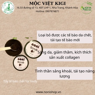 Combo tẩy tế bào chết mặt và body sáng mịn da adeva noni ⚡ freeship ⚡