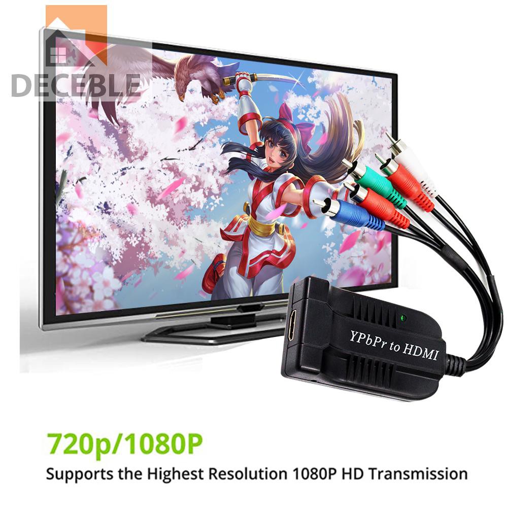 Đầu Chuyển Đổi Ypbpr Sang Hdmi 1080p Cho Hdtv Dvd | BigBuy360 - bigbuy360.vn