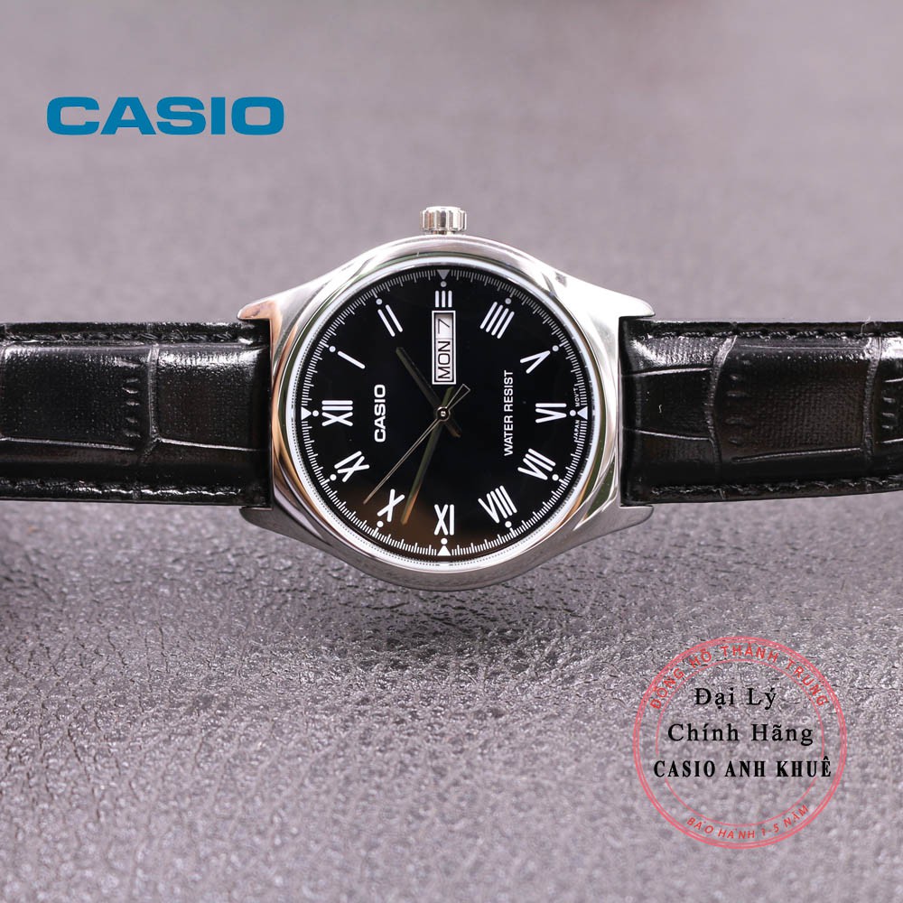 Đồng hồ nam Casio MTP-V006L-1BUDF dây da đen