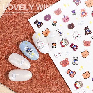 Sticker dán móng tay - phụ kiện nail