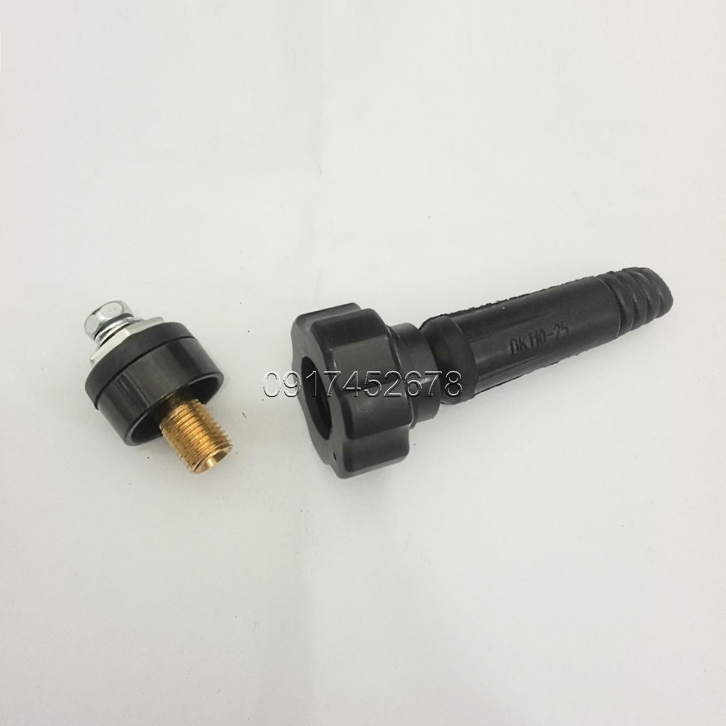 Bộ giắc máy hàn xoáy ren 10-25/35-50, jack máy hàn