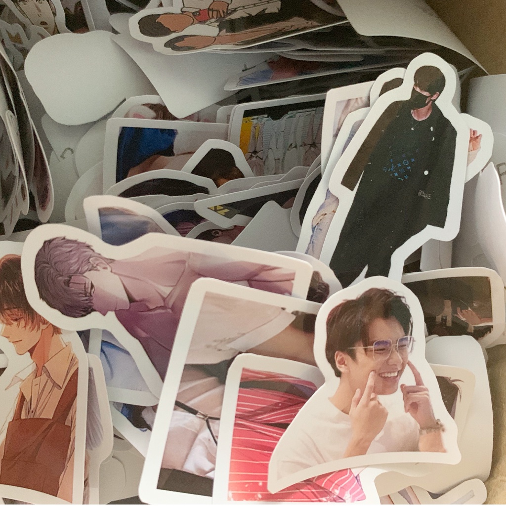 In sticker theo yêu cầu chống nước 1 tờ a4  trang trí SAMI