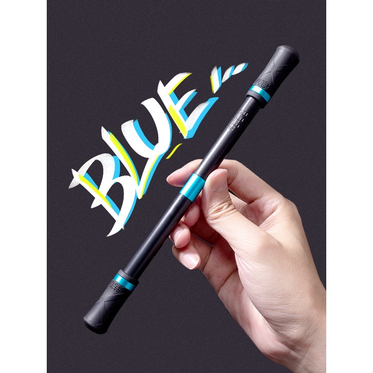 Bút Xoay Tay Màu Đen Phong Cách Samurai Trắng Chuyên Dụng Cho Người Mới Bắt Đầu