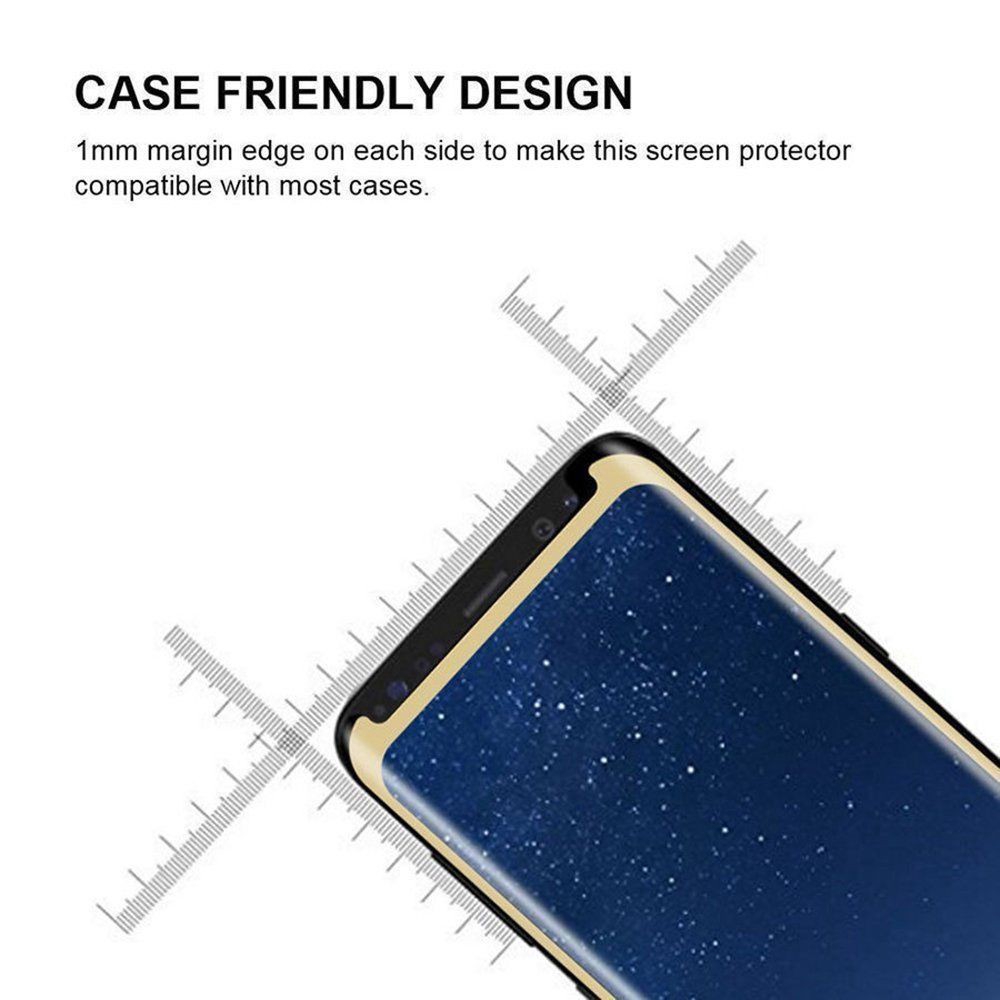Miếng dán cường lực 5D bảo vệ màn hình điện thoại Samsung Galaxy S8 S9 Plus
