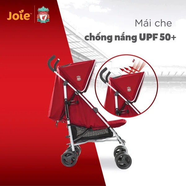 Xe đẩy trẻ em Joie Nitro LFC Red Crest