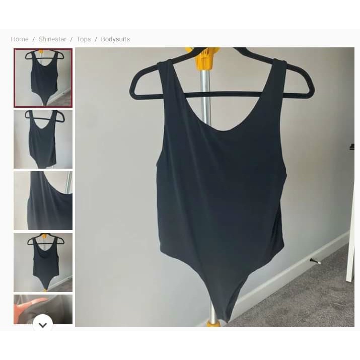 Áo bodysuit lưới hàng thừa sau xuất Shinestar