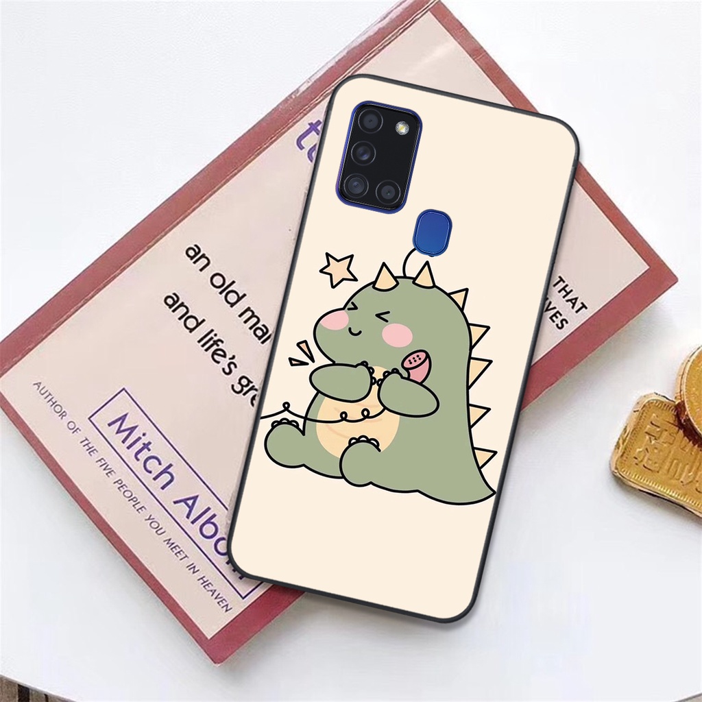 Ốp lưng Samsung Galaxy A20S - A21S in hình khủng long cute