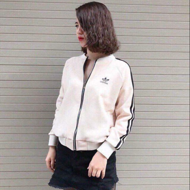 Áo bomber da lộn adidas