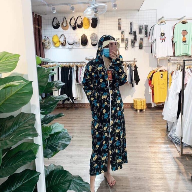 Áo nắng lanh dài 2 lớp siêu đẹp