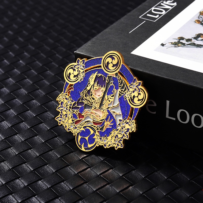 Ghim cài áo QIHE JEWELRY bằng hợp kim hoạ tiết hoạt hình độc đáo