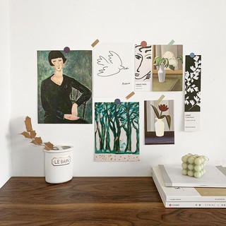 SET POSTCARD DECOR 7 TẤM MIX - Mici Decor