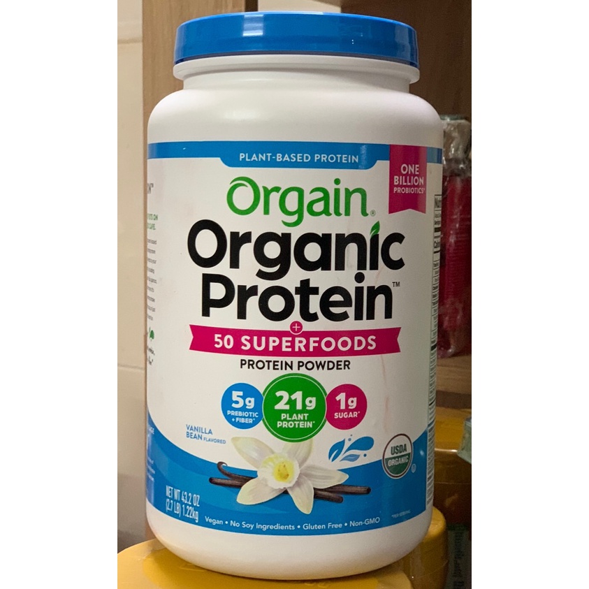 Bột Protein Orgain Organic Protein &amp; 50 Superfoods 1.20kg - Vị Socola