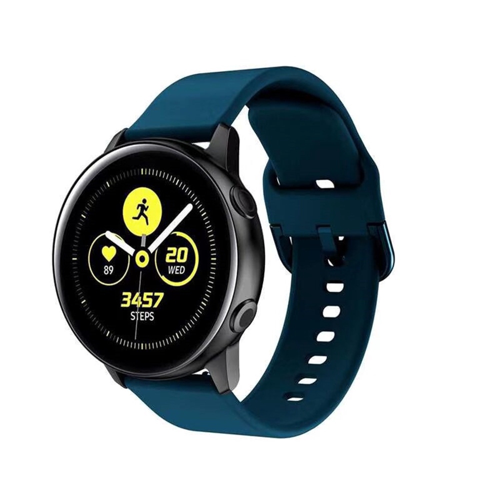 Dây đồng hồ bằng silicon có thể thay thế cho Huami Amazfit Bip Samsung Galaxy Watch Active 2 42mm
