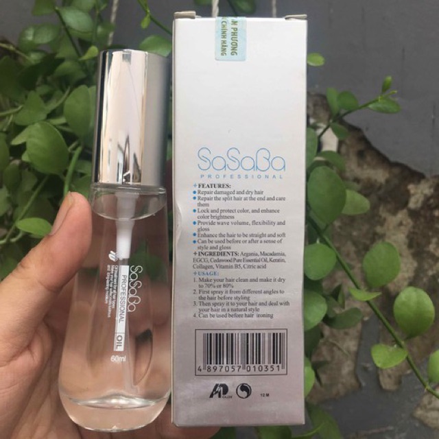 TINH DẦU SIÊU PHỤC HỒI TÓC SASABA 60ML