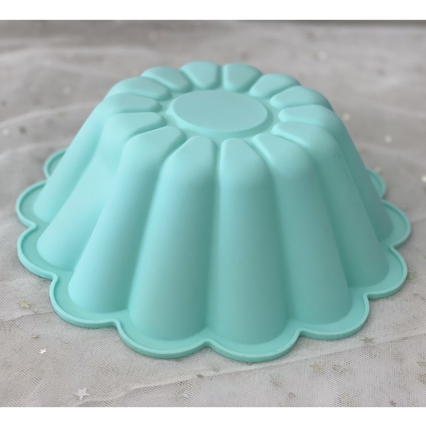 Khuôn silicon Váy Búp Bê, Tô, Chậu Hoa đổ bánh rau câu 3D, 4D