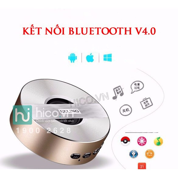 💝[SỐC] LOA BLUETOOTH KELING A5 - NHỎ GỌN - ÂM THANH SỐNG ĐỘNG CỰC CHẤT - GIÁ RẺ - KM BÚT CẢM Ứng