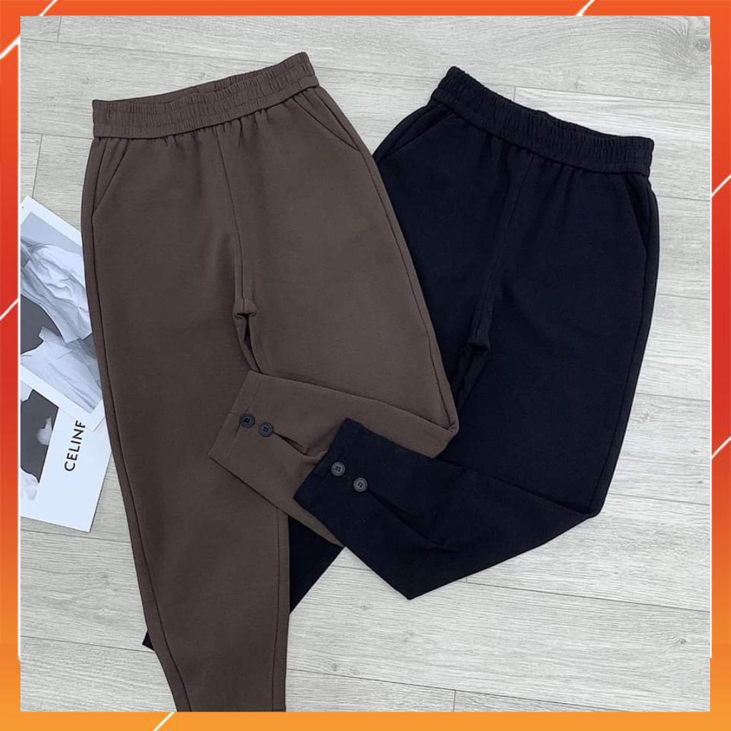 Quần Baggy Nữ Ly Gấu Cực Hot/ Quần Baggy Cạp Chun/ Quần Vải Baggy Nữ Vải Dày Mịn Co Giãn Đẹp - Xưởng May Thuvu