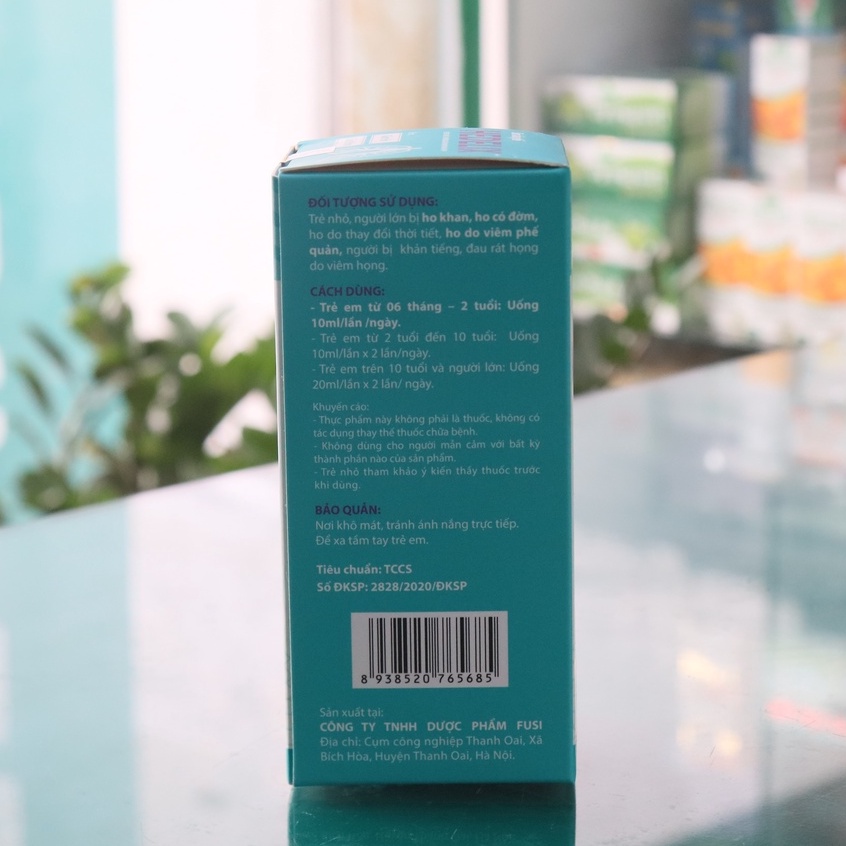 Siro Ho HEDELIX – Hỗ trợ giảm ho, giảm đờm, giúp bổ phổi, giảm khản tiếng do ho (100ml)