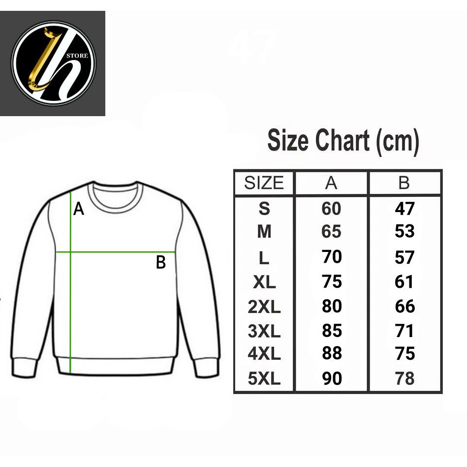 Áo Sweater Size Lớn L Xl Xxl Xxxl Xxxxxl Cho Nam Nữ