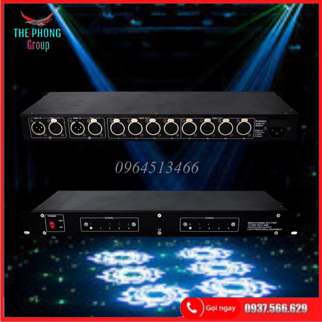 Bộ Chia Tín Hiệu DMX 8 Đường DMX Signal