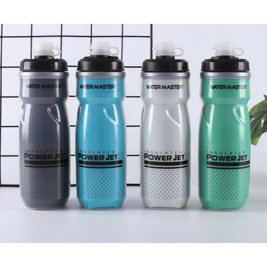 Bình Nước Xe Đạp Giữ Nhiệt 2 Lớp Water Master Insulated Power Jet 620ml